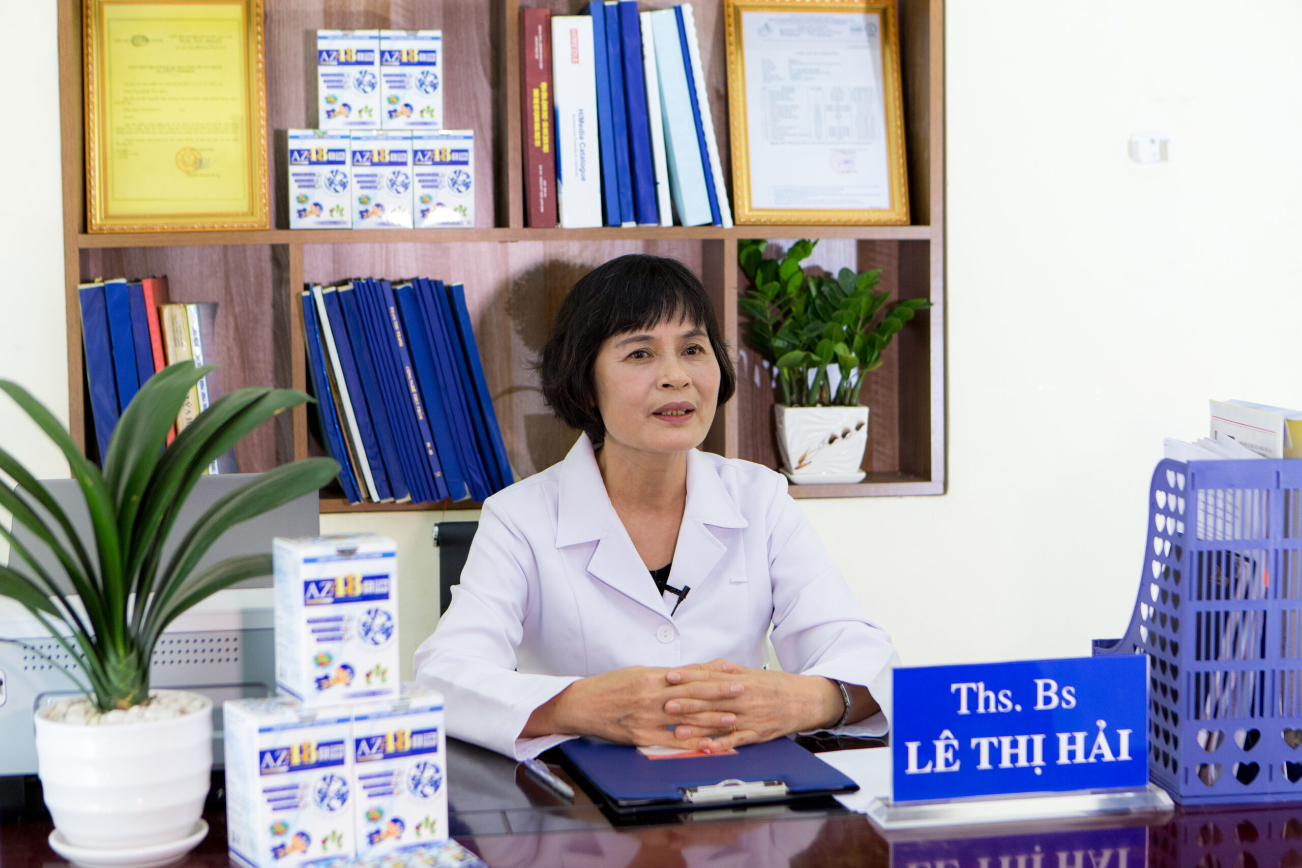 Ths.BS Lê Thị Hải -Giám đốc trung tâm tư vấn dinh dưỡng Viện dinh dưỡng Quốc gia chia sẻ về Táo bón và giải pháp từ Men AZ48