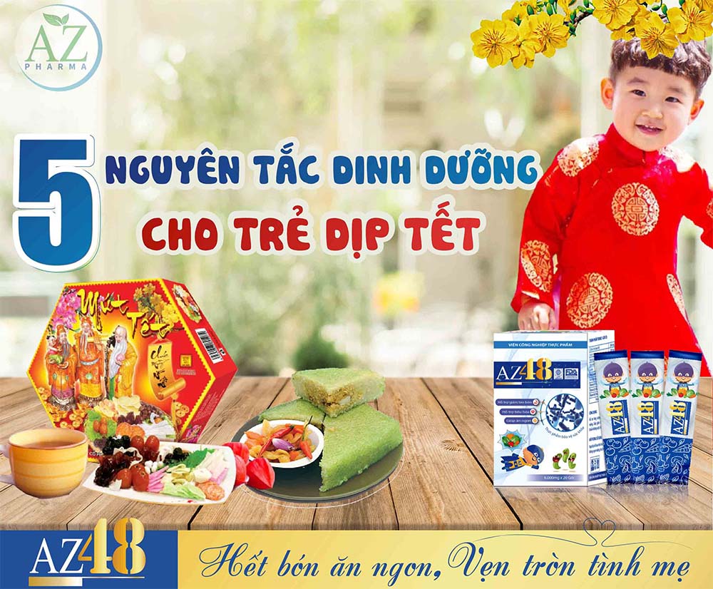 MUỐN TRẺ “ĂN TẾT” KHỎE MẠNH – 5 NGUYÊN TẮC VÀNG BỐ MẸ CẦN GHI NHỚ
